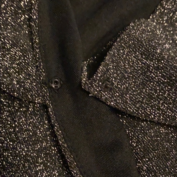 Silver shimmer long sleeve romper - Picture 6 of 7